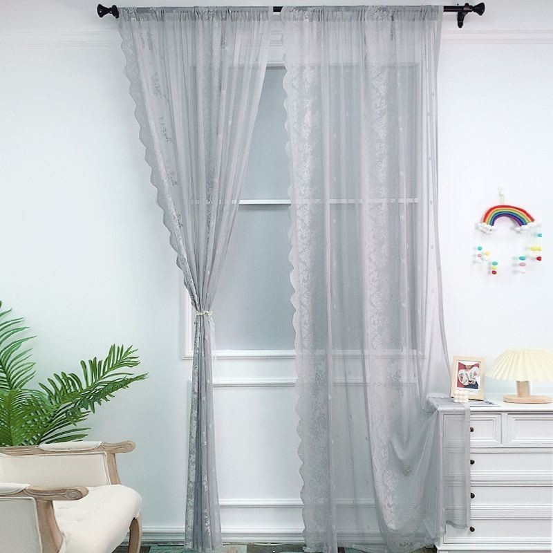 Průsvitné Okenní Závěsy Elegantní Voálové Závěsy Do Obývacího Pokoje