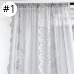 Průsvitné Okenní Závěsy Elegantní Voálové Závěsy Do Obývacího Pokoje