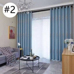 Stromové Žakárové Závěsy Moderní Lehké Luxusní Severské Do Obývacího Pokoje Jídelna