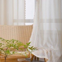 Moderní Tylová Záclona Na Míru, Jemná Průsvitná Okenní Úprava Do Obývacího Pokoje, Ložnice