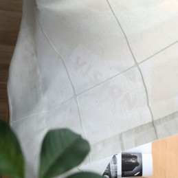 Minimalistická Průsvitná Záclona Na Míru, Velká Mřížková Žakárová Voálová Záclona Do Obývacího Pokoje, Jedna