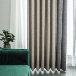 Severské Patchworkové Závěsy V Jednobarevné Barvě, Zatemňovací Do Obývacího Pokoje