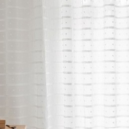 Bílé Průsvitné Záclony Na Míru, Vyšívané Tylové Záclony Do Obývacího Pokoje