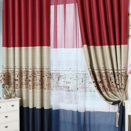 Zatemňovací Závěsy V Britském Stylu, Vyrobené Na Míru, Závěsové Věže S Potiskem Do Obývacího Pokoje