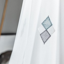 Luxusní Vyšívaná Záclona Vyrobená Na Míru, Záclona Do Obývacího Pokoje, Průsvitná, Bytová Dekorace