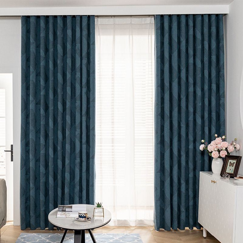 Geometrické Zatemňovací Závěsy Žakárové Závěsy Na Míru Do Ložnice