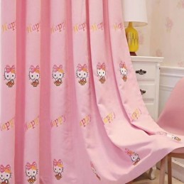 Moderní Záclona Na Míru Výšivka Na Záclonu Krásná Hello Kitty