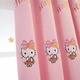 Moderní Záclona Na Míru Výšivka Na Záclonu Krásná Hello Kitty