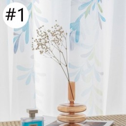 Voálový Závěs S Vinným Vzorem, Šitý Na Míru, Potištěný Závěs, Průsvitné Závěsy Do Obývacího Pokoje, Ložnice