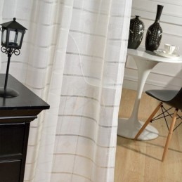 Geometrický Žakárový Průsvitný Závěs, Závěs Na Míru, Luxusní Závěs Do Obývacího Pokoje, Ložnice