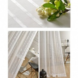 Elegantní Bílý Tylový Závěs Vyrobený Na Míru, Průsvitný Závěs Do Obývacího Pokoje/Ložnice