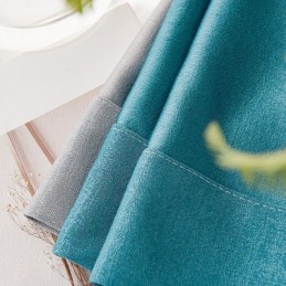 Severské Patchworkové Závěsy V Jednobarevné Barvě, Zatemňovací Do Obývacího Pokoje