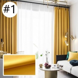 Moderní Zatemňovací Závěs Vyrobený Na Míru, Jednobarevný Lněný Závěs Do Obývacího Pokoje A Ložnice