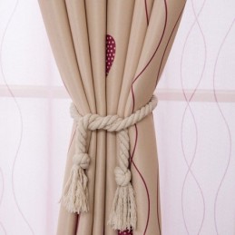 Zatemňovací Závěsy S Potiskem Srdce Do Okenních Panelů Do Obývacího Pokoje