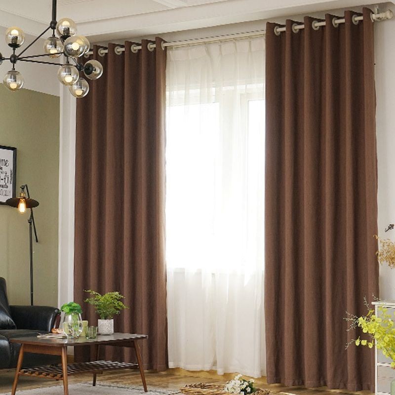 Moderní Zatemňovací Závěs Vyrobený Na Míru, Jednobarevný, Do Obývacího Pokoje, Ložnice