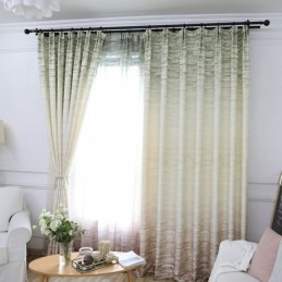 Moderní Záclona Na Míru, Záclona S Potiskem Severské Jednoduchosti, Obývací Pokoj, Ložnice