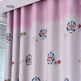Zatemňovací Závěs S Potiskem Doraemon, Vyrobený Na Míru, Závěsy Do Dětského Pokoje