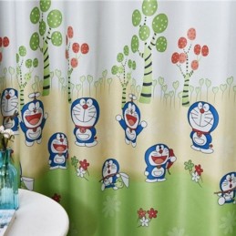 Zatemňovací Závěs S Potiskem Doraemon, Vyrobený Na Míru, Závěsy Do Dětského Pokoje