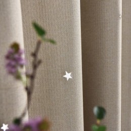 Zatemňovací Závěs Šitý Na Míru Závěs Jednobarevný S Dutou Hvězdou