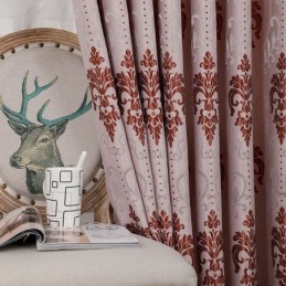 Moderní Závěsy Z Evropské Žinylkové Žakárové Látky Do Obývacího Pokoje, Jídelny A Ložnice