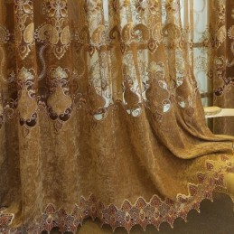 Moderní Záclona Na Míru, Záclona V Evropském Stylu, Výšivka