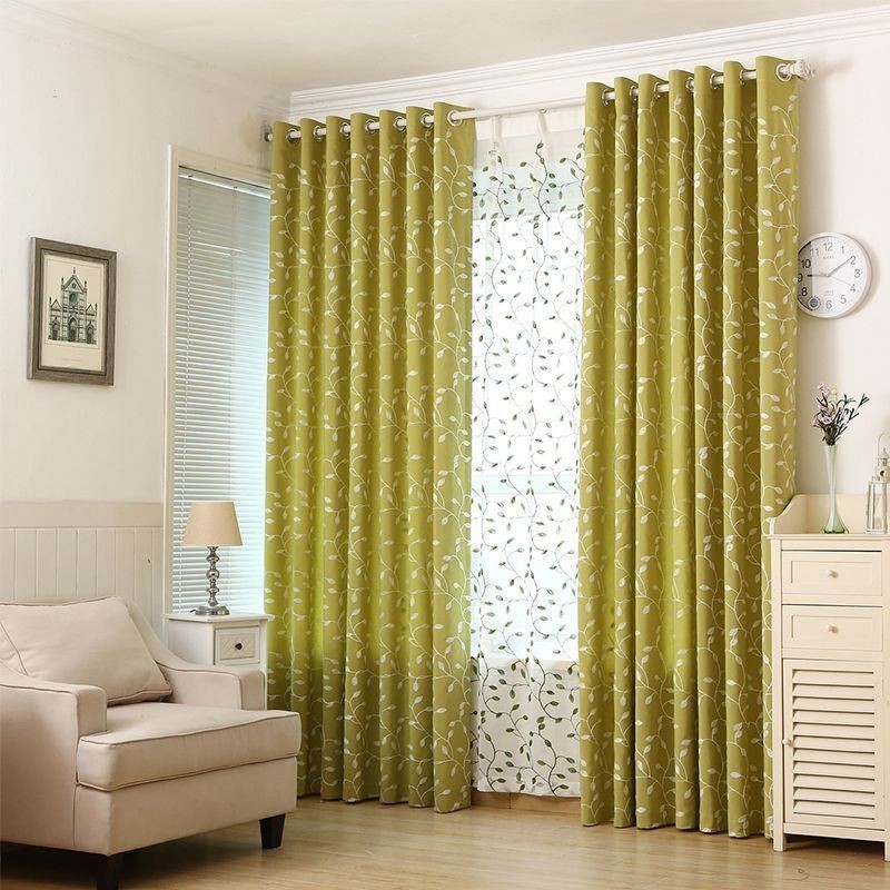 Severská Záclona Vyrobená Na Míru Záclona Fresh Branch Living Room