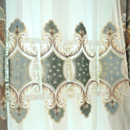 Moderní Vyšívané Průsvitné Závěsy Na Okna S Tylem Do Obývacího Pokoje A Ložnice