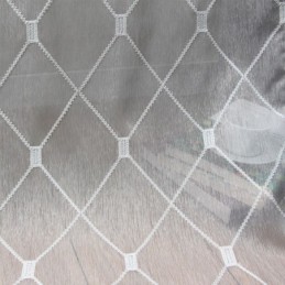 Průsvitné Závěsy S Geometrickým Vzorem Do Obývacího Pokoje A Ložnice