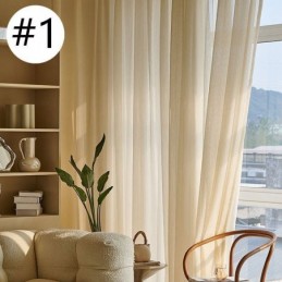 Moderní Žakárová Okenní Záclona Z Tylu, Vyrobená Na Míru, Do Obývacího Pokoje A Ložnice