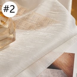Moderní Žakárová Okenní Záclona Z Tylu, Vyrobená Na Míru, Do Obývacího Pokoje A Ložnice