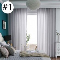Luxusní Tylové Průsvitné Jednobarevné Okenní Závěsy Do Obývacího Pokoje A Ložnice