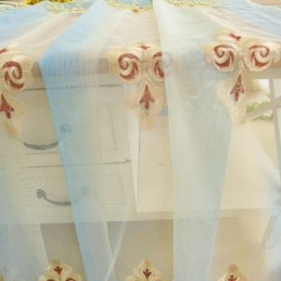 Evropské Vyšívané Závěsy, Tylové Závěsy Do Obývacího Pokoje, Ložnice, Vily