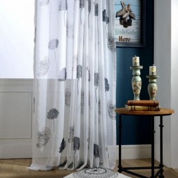 Elegantní Závěs Lotus Voile, Vyrobený Na Míru, Záclonové Rolety Do Obývacího Pokoje A Ložnice