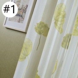 Elegantní Závěs Lotus Voile, Vyrobený Na Míru, Záclonové Rolety Do Obývacího Pokoje A Ložnice
