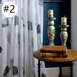 Elegantní Závěs Lotus Voile, Vyrobený Na Míru, Záclonové Rolety Do Obývacího Pokoje A Ložnice