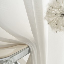 Moderní Bílá Tylová Záclona Na Míru, Průsvitné Záclony Z Peří Do Obývacího Pokoje