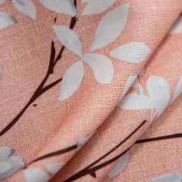 Záclona Na Míru Záclona V Americkém Stylu S Rostlinným Potiskem, Polozatemňující
