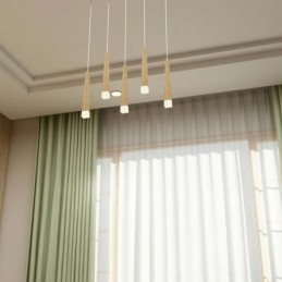 Jednobarevný Světle Zelený Závěs, Závěs Na Míru, Moderní Imitace Hedvábí, Zatemňovací Látka Do Obývacího Pokoje, Ložnice