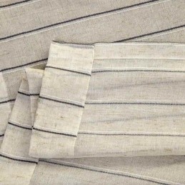 Nordic Simple Sheer Curtain Šité Na Míru, Záclonové Pruhy, Žakárová Tkanina S Ochranou Proti Životnímu Prostředí, Směs Lnu