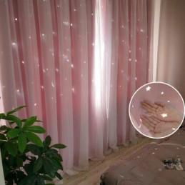 Romantické Zatemňovací Závěsy S Hvězdami Do Obývacího Pokoje A Ložnice