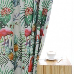 Zatemňovací Závěs Flamingo Na Míru Závěs Na Míru Zvířecí Motiv Džungle