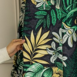 Zatemňovací Závěsy Žinylkové, Evropský Styl, Rostlinný Potisk