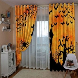 Záclony Halloween Digitální Tisk Americký Styl