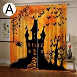 Záclony Halloween Digitální Tisk Americký Styl