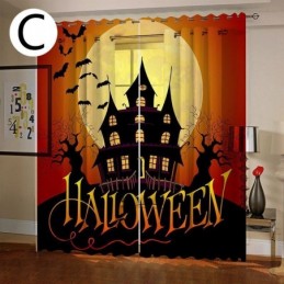 Záclony Halloween Digitální Tisk Americký Styl