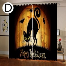 Záclony Halloween Digitální Tisk Americký Styl