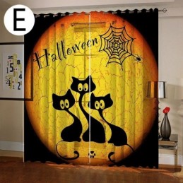 Záclony Halloween Digitální Tisk Americký Styl