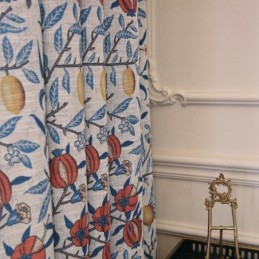 Záclona S Rostlinným Vzorem, Minimalistická Zatemňovací Záclona Na Míru Do Obývacího Pokoje/Ložnice