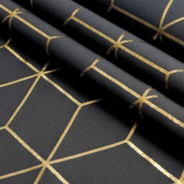 Zatemňovací Závěs Na Míru, Geometrický Bronzový Závěs V Severském Stylu Do Obývacího Pokoje A Ložnice