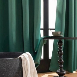 Zatemňovací Závěsy V Jednobarevném Severském Stylu Do Obývacího Pokoje A Ložnice